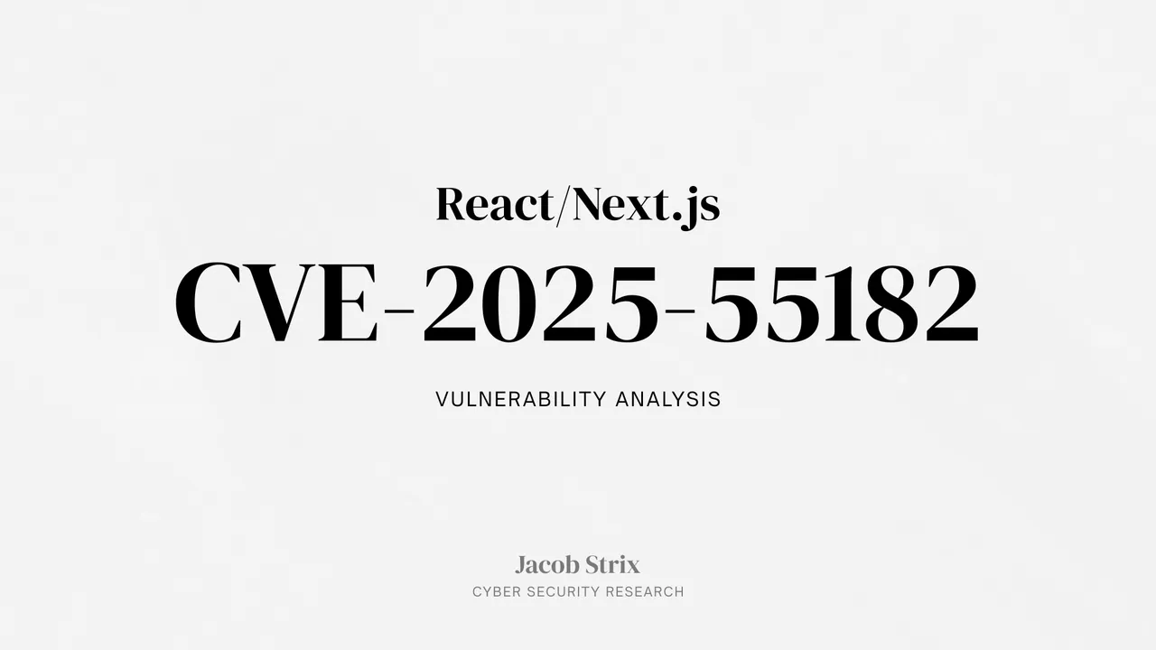 React2Shell Critical Vulnerability